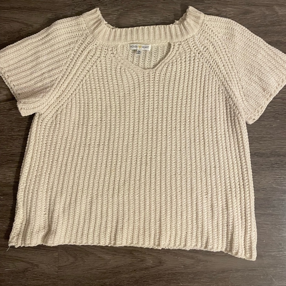 Cozy and fuzzy key hole blouse!